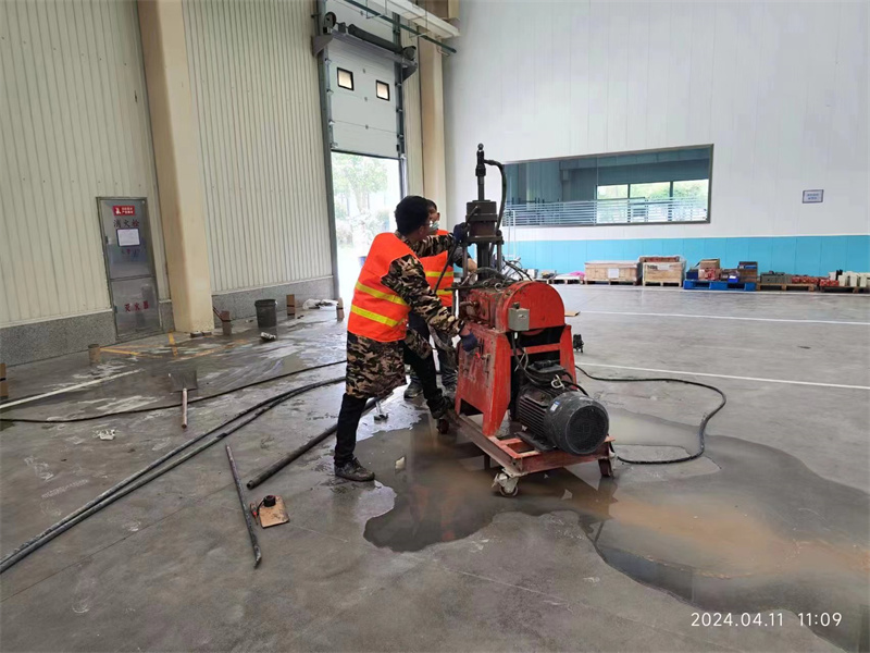 石台厂房地面下沉塌陷注浆加固施工